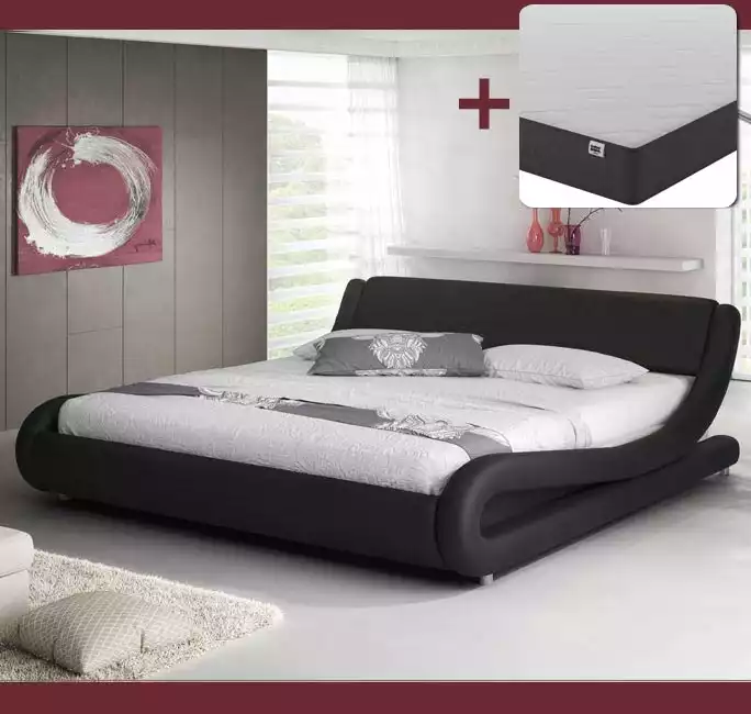 Bett mit Matratze Alessia Schwarz
