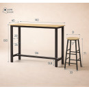 medidas-mesa-alta-con-2-taburetes-negro-sonoma-140-cm-ani