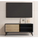 mobel-tv-kai-in-schwarz-und-sonoma-matt-100-cm