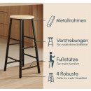 set-mit-2-barhocker-schwarz-und-sonoma-lucca