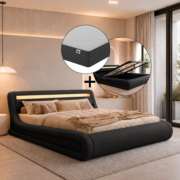 doppelbett-rodas-mit-matratze-schwarz