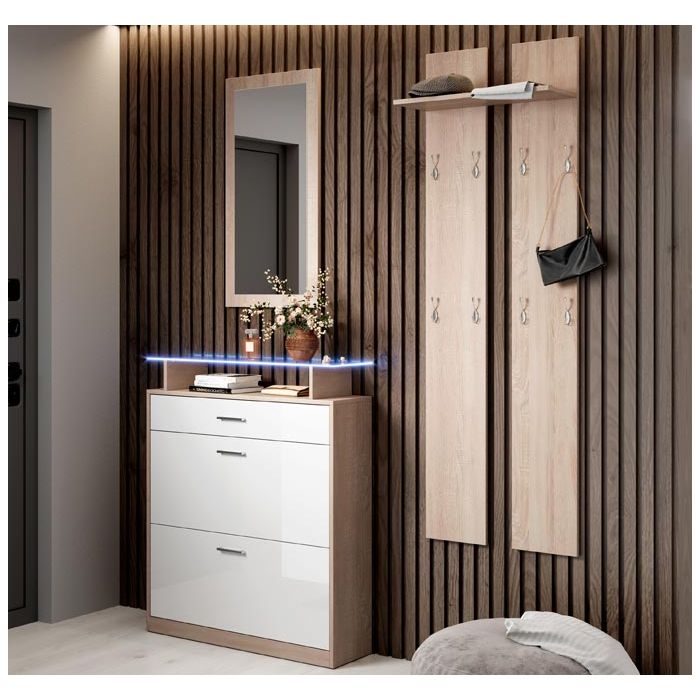 korridor_set_mit_spiegel_gardarobe_paola_sonoma_weiss