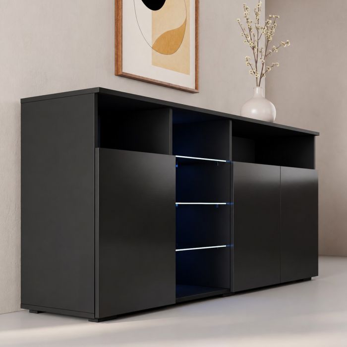 Sideboard Modell Clark - Schwarz