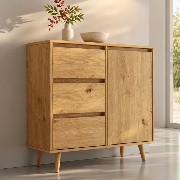 Sideboard Modell Maia Farbe Eiche Brisa