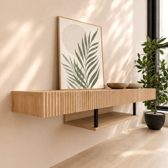 TV-Lowboard farbe Alba-eiche 150cm Renzo
