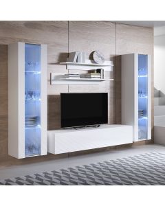 Conjunto de muebles Luke 8A blanco (2,6m)