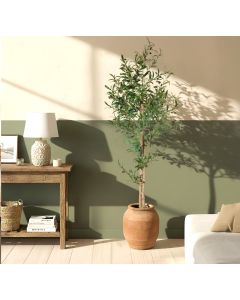 Dekorative Kunstpflanze Olivenbaum 175 cm