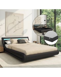 doppelbett-parisina-mit-matratze-schwarz