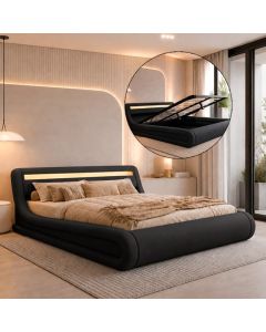 Doppelbett Rodas-schwarz