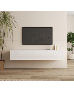 TV-Lowboard Weiß 160 cm Modell Nora H2