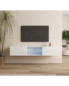 TV-Lowboard Weiß 160 cm Modell Tibi