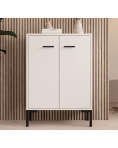 Kleiner Schränk Weiß 84 cm Lander L15