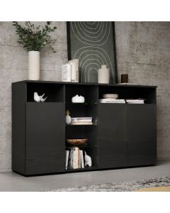 Sideboard Modell Clark L - Schwarz
