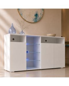 Sideboard Modell Clark L - Weiß