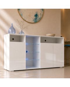 Sideboard Modell Clark L - Weiß