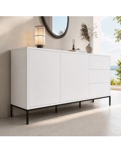 Sideboard Weiß Modern 150 cm Serena