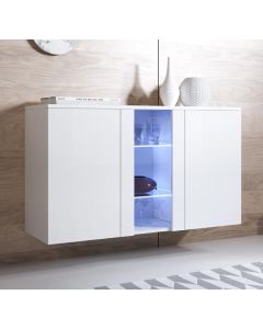 Sideboard Modell Luke A1 (120x70cm) - Weiß