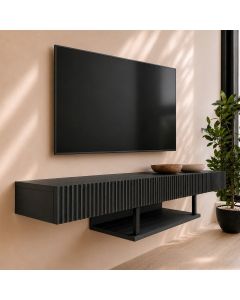 TV-Lowboard farbe Schwarz 150cm Renzo