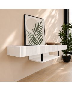 TV-Lowboard farbe Weiß 150cm Renzo