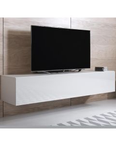 TV-Lowboard Modell Luke H2 (160x30cm) - Weiß