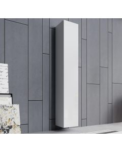 Vitrinenschrank Aitana Modell O2 (30x180cm) - Weiß