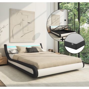 doppelbett-parisina-mit-matratze-cm-weiss-und-schwarz