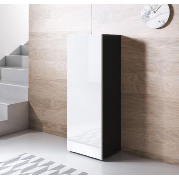 meuble-tv-luke-v1-40x126-pieds-nero-blanc.