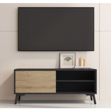 mobel-tv-kai-in-schwarz-und-sonoma-matt-100-cm