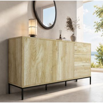 Sideboard Alpen-Eiche Modern 150 cm Serena