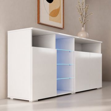 Sideboard Modell Clark - Weiß
