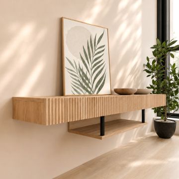 TV-Lowboard farbe Alba-eiche 150cm Renzo