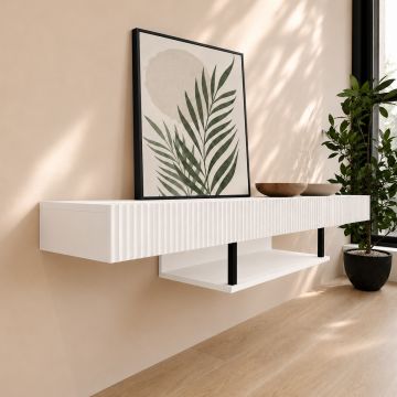 TV-Lowboard farbe Weiß 150cm Renzo