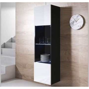 vitrinenschrank-v6-40x165-schwarz-weiss