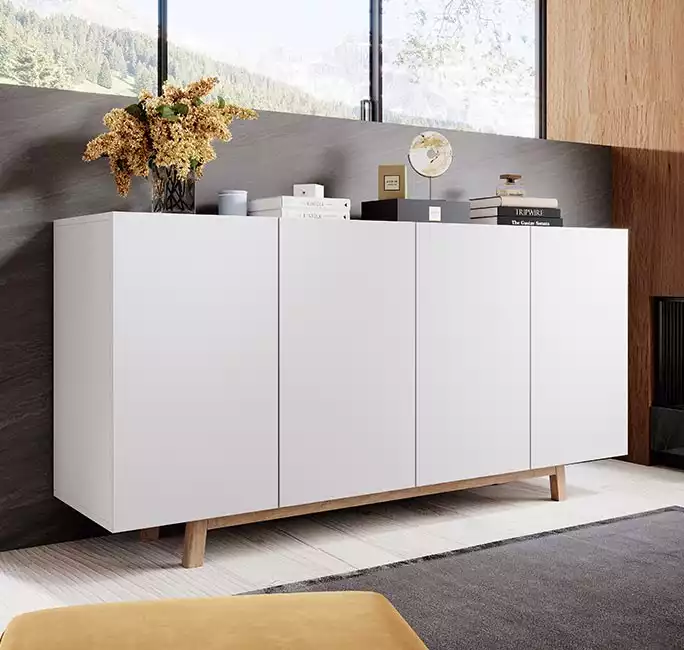 Sideboard Modell Siena - Weiß
