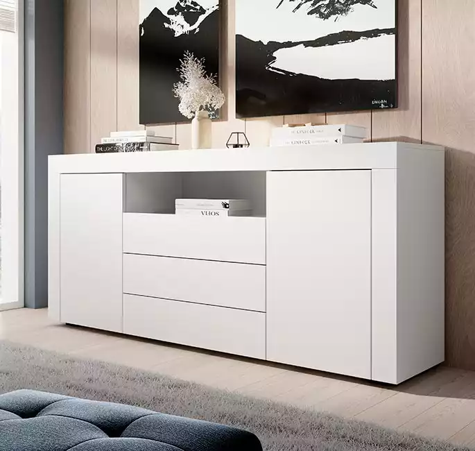 Sideboard Modell Yukon - Weiß